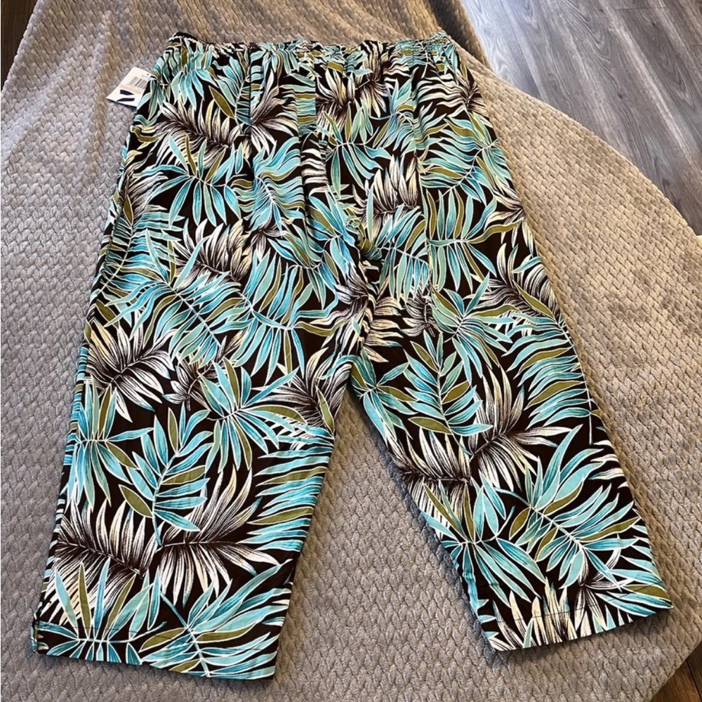pappagallo Pull On Capri Pants Size 2X - Picture 4 of 9